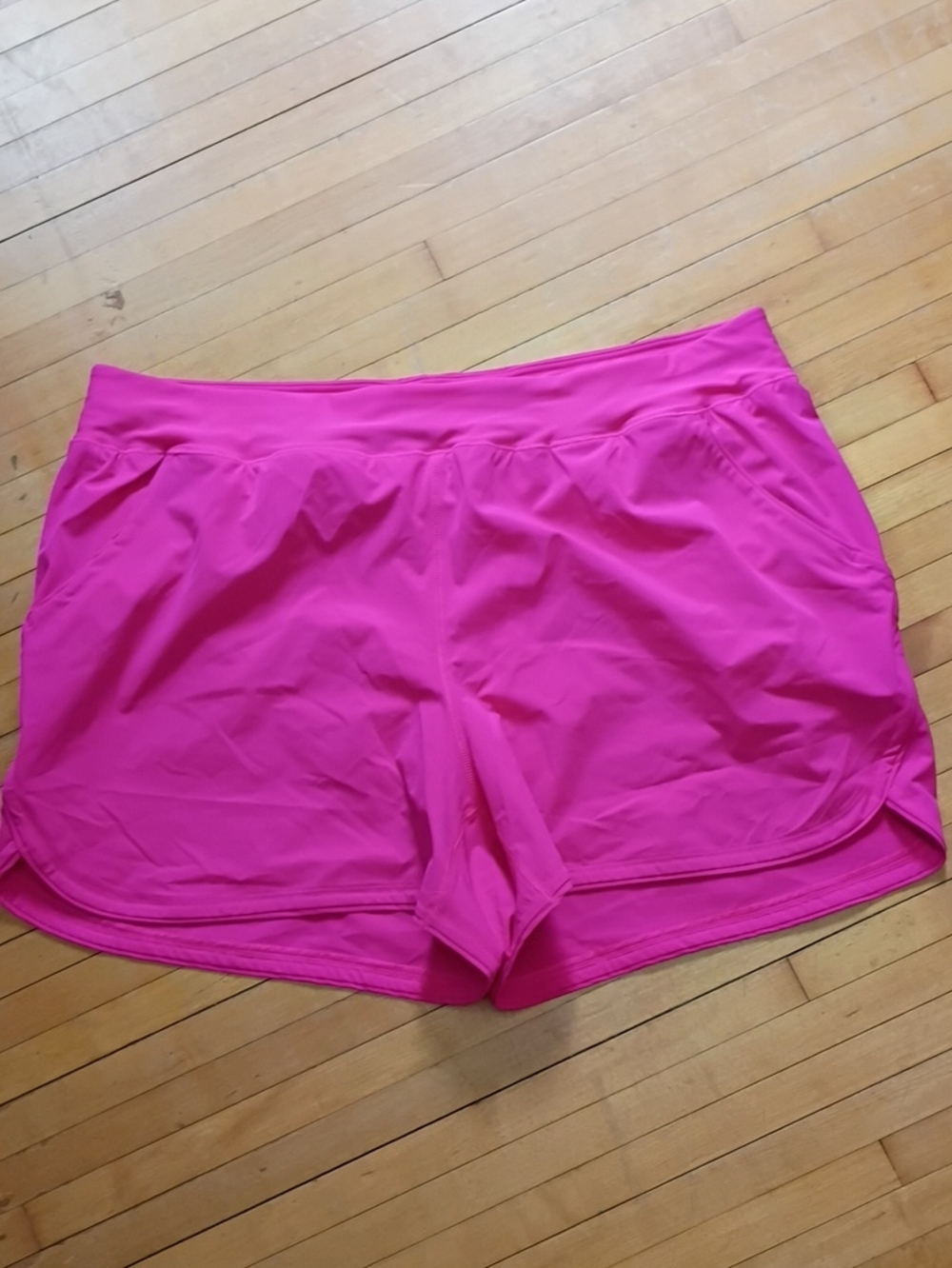 Lands' End Bright Pink Athletic Shorts